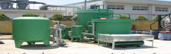 Hệ thống bồn chứa xử lý chất thải